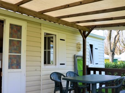 Cliquez pour découvrir toutes les photos de l'HÉBERGEMENT ! mobil-home - Flower Les Mijeannes photo 2