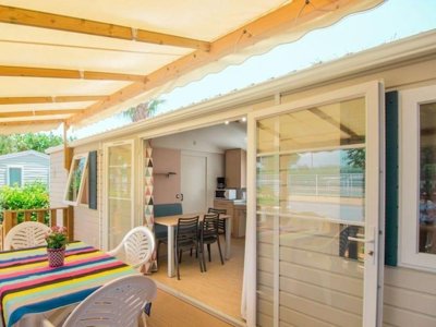 Cliquez pour découvrir toutes les photos de l'HÉBERGEMENT ! mobil-home - Flower Les Mijeannes photo 2