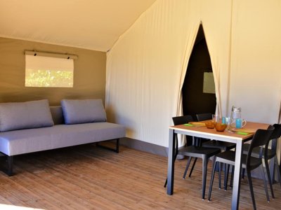 tente en toile et bois - Flower Les Mijeannes photo 2