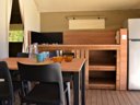 tente en toile et bois - camping Flower Les Mijeannes photo 3