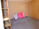 tente en toile et bois - camping Flower Les Mijeannes photo 4