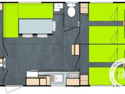 Cliquez pour découvrir toutes les photos de l'HÉBERGEMENT ! mobil-home - Les Chèvrefeuilles photo 4