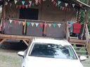 Cliquez pour découvrir toutes les photos de l'HÉBERGEMENT ! tente en toile et bois - camping Le Pont photo 7
