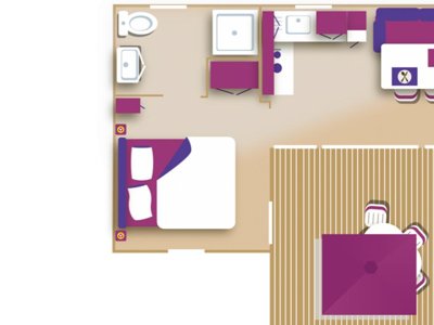 Cliquez pour découvrir toutes les photos de l'HÉBERGEMENT ! mobil-home - Flower Les Hauts De Rosans photo 5