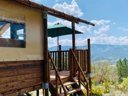 tente en toile et bois - camping Flower Les Hauts De Rosans photo 4