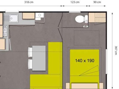 Cliquez pour découvrir toutes les photos de l'HÉBERGEMENT ! mobil-home - La Ferme photo 3