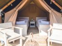 tente en toile et bois - camping De La Belle Etoile photo 2