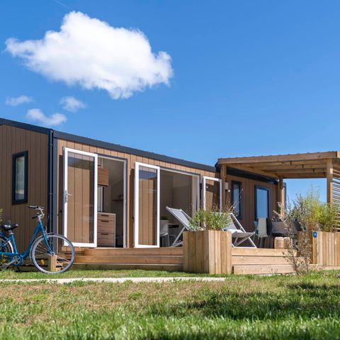 Cliquez pour découvrir toutes les photos de l'HÉBERGEMENT ! mobil-home - Romanée - Le Châtelet photo 2