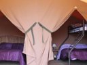 tente en toile et bois - camping Les Rives Du Céou photo 2