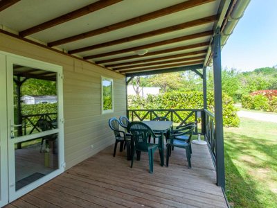 Cliquez pour découvrir toutes les photos de l'HÉBERGEMENT ! chalet - Les Etangs De Plessac photo 3