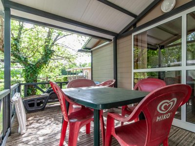 Cliquez pour découvrir toutes les photos de l'HÉBERGEMENT ! chalet - Les Etangs De Plessac photo 4
