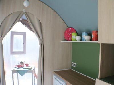 Cliquez pour découvrir toutes les photos de l'HÉBERGEMENT ! bungalow toilé - Moulin De Chaules photo 8