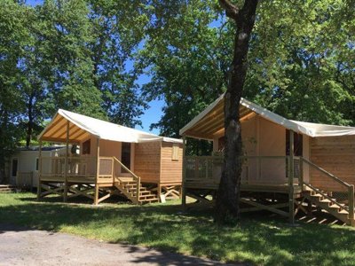 Cliquez pour découvrir toutes les photos de l'HÉBERGEMENT ! tente en toile et bois - Domaine D'Oléron photo 3