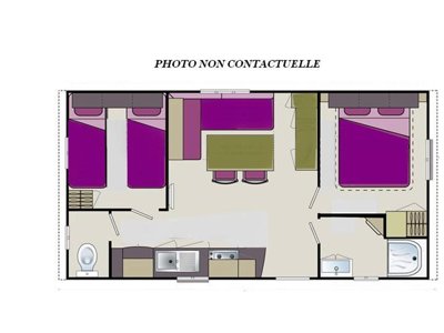 Cliquez pour découvrir toutes les photos de l'HÉBERGEMENT ! mobil-home - Le Roc De Lavandre photo 7