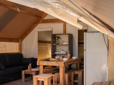 tente en toile et bois - Les Cyprès photo 4