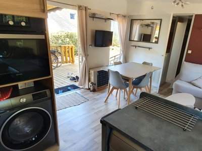 Cliquez pour découvrir toutes les photos de l'HÉBERGEMENT ! mobil-home - Domaine Des Pins photo 3