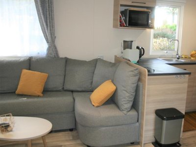 Cliquez pour découvrir toutes les photos de l'HÉBERGEMENT ! mobil-home - Domaine Des Pins photo 2