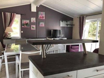Cliquez pour découvrir toutes les photos de l'HÉBERGEMENT ! chalet - Domaine Des Pins photo 4