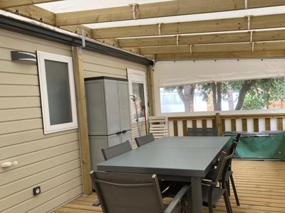 Cliquez pour découvrir toutes les photos de l'HÉBERGEMENT ! mobil-home - Domaine Des Pins photo 8