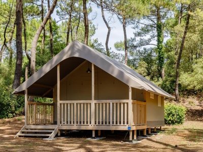 tente en toile et bois - Demoiselles Plage photo 1