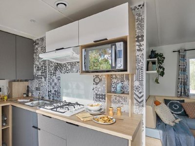 Cliquez pour découvrir toutes les photos de l'HÉBERGEMENT ! mobil-home - Mahana By La Pège photo 2