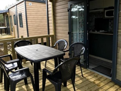 Cliquez pour découvrir toutes les photos de l'HÉBERGEMENT ! mobil-home - Mahana By La Pège photo 9