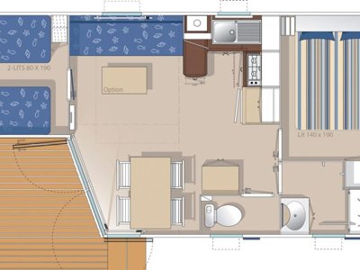 Cliquez pour découvrir toutes les photos de l'HÉBERGEMENT ! mobil-home - Mahana By La Pège photo 10
