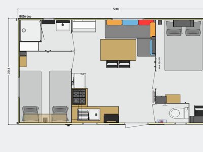 Cliquez pour découvrir toutes les photos de l'HÉBERGEMENT ! mobil-home - Mahana By La Pège photo 13