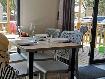 Cliquez pour découvrir toutes les photos de l'HÉBERGEMENT ! mobil-home - Mahana By La Pège photo 3