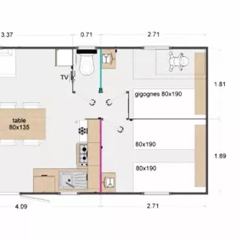mobilhome - La Parée Du Both photo 5