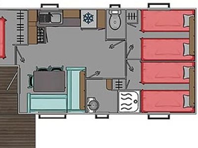 Cliquez pour découvrir toutes les photos de l'HÉBERGEMENT ! mobil-home - Kabana Village photo 2