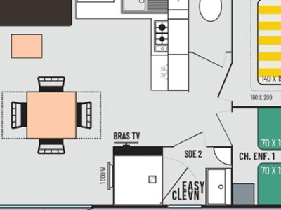 Cliquez pour découvrir toutes les photos de l'HÉBERGEMENT ! mobil-home - Le Saint Eloy photo 6