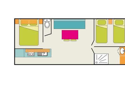 Cliquez pour découvrir toutes les photos de l'HÉBERGEMENT ! mobil-home - Les Alizés photo 7