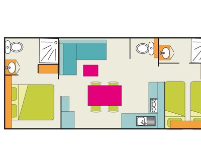 Cliquez pour découvrir toutes les photos de l'HÉBERGEMENT ! mobil-home - Les Alizés photo 7