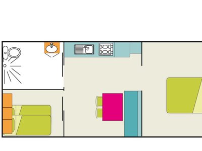 Cliquez pour découvrir toutes les photos de l'HÉBERGEMENT ! mobil-home - Les Alizés photo 7