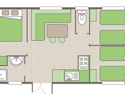 Cliquez pour découvrir toutes les photos de l'HÉBERGEMENT ! mobilhome - Paradis - Sol A Gogo photo 13