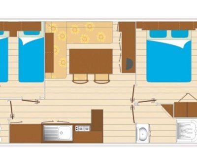 Cliquez pour découvrir toutes les photos de l'HÉBERGEMENT ! mobil-home - Riez à La Vie photo 3