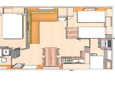 Cliquez pour découvrir toutes les photos de l'HÉBERGEMENT ! mobil-home - Le Both D'Orouet photo 7