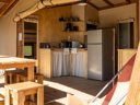 tente en toile et bois - camping Flower La Davière Plage photo 2