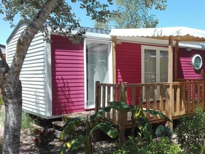 Cliquez pour découvrir toutes les photos de l'HÉBERGEMENT ! mobil-home - Le Bois Verdon photo 8
