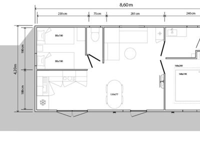Cliquez pour découvrir toutes les photos de l'HÉBERGEMENT ! mobil-home - Le Bois Verdon photo 18