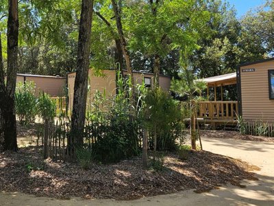 Cliquez pour découvrir toutes les photos de l'HÉBERGEMENT ! mobil-home - Le Bois Verdon photo 2