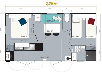 mobil-home - La Dourbie photo 3