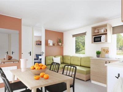 Cliquez pour découvrir toutes les photos de l'HÉBERGEMENT ! mobil-home - La Dourbie photo 2