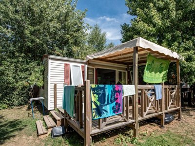 Cliquez pour découvrir toutes les photos de l'HÉBERGEMENT ! mobil-home - La Dourbie photo 2