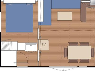 Cliquez pour découvrir toutes les photos de l'HÉBERGEMENT ! mobil-home - La Dourbie photo 4