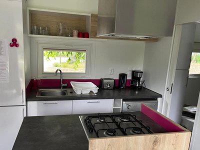 Cliquez pour découvrir toutes les photos de l'HÉBERGEMENT ! mobil-home - Le Lizot photo 3