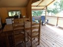 Cliquez pour découvrir toutes les photos de l'HÉBERGEMENT ! tente en toile et bois - camping La Fougeraie photo 2