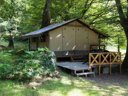 Cliquez pour découvrir toutes les photos de l'HÉBERGEMENT ! tente en toile et bois - camping La Fougeraie photo 7