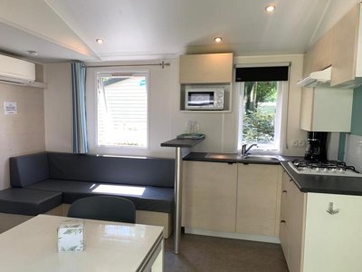 Cliquez pour découvrir toutes les photos de l'HÉBERGEMENT ! mobil-home - CAMPING DU PRE DES MOINES photo 4